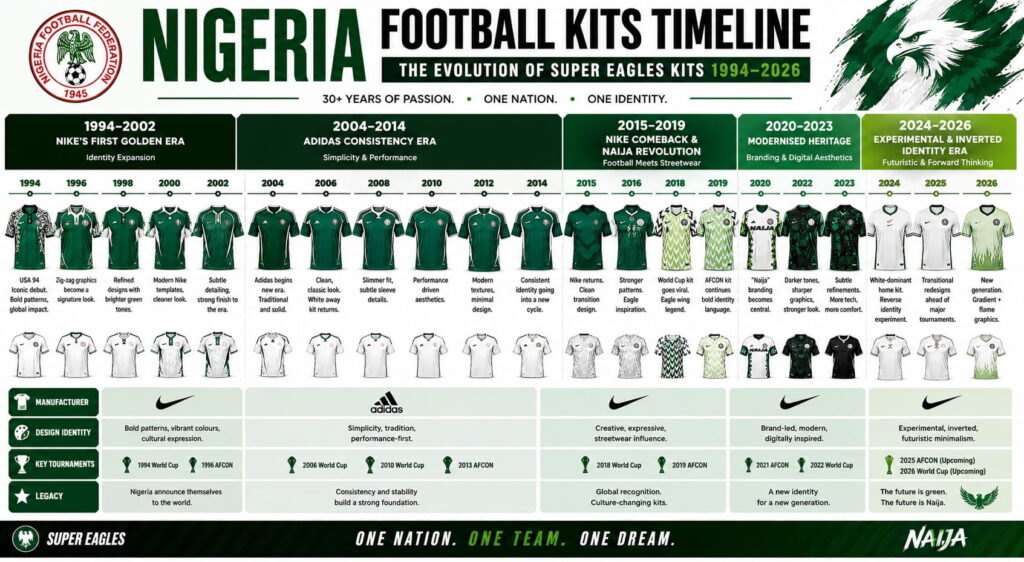 history of Nigeria jersey
