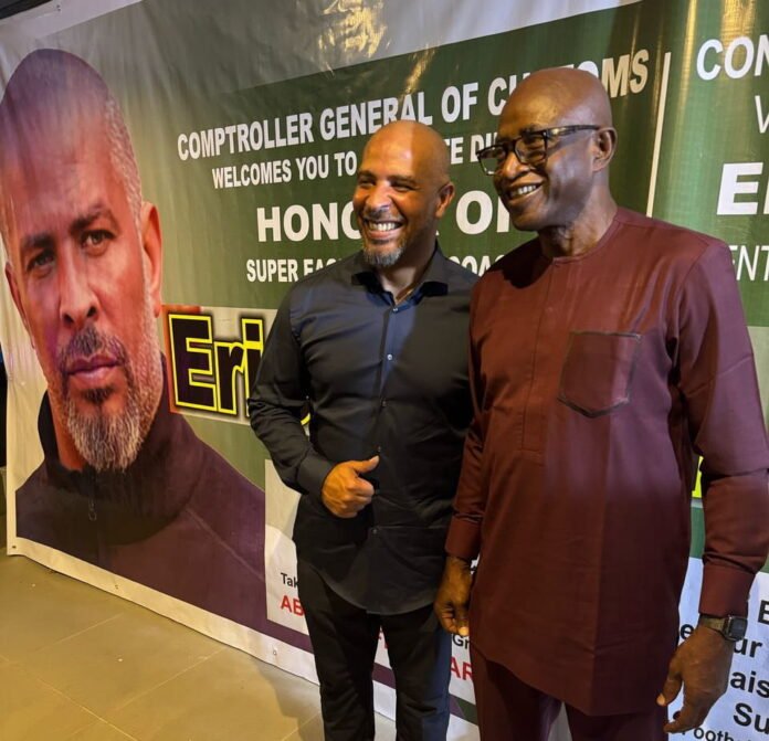 Eric Chelle, Super Eagles coach, during Nigeria football preparations as Segun Odegbami shares World Cup prediction
