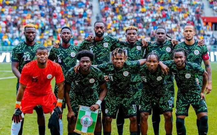 Nigeria Super Eagles squad 2026 before an international match