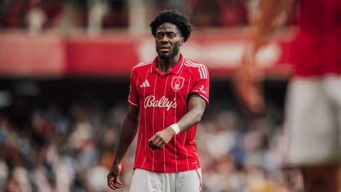 Ola Aina biography: Nottingham Forest and Super Eagles defender during a Premier League match