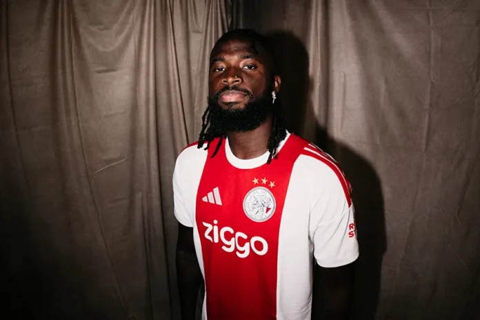 Tolu Arokodare in Super Eagles colours after Ajax transfer from Wolves